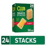 Club Crackers, Snack Stacks, 2.08 Oz., 24 Pk.