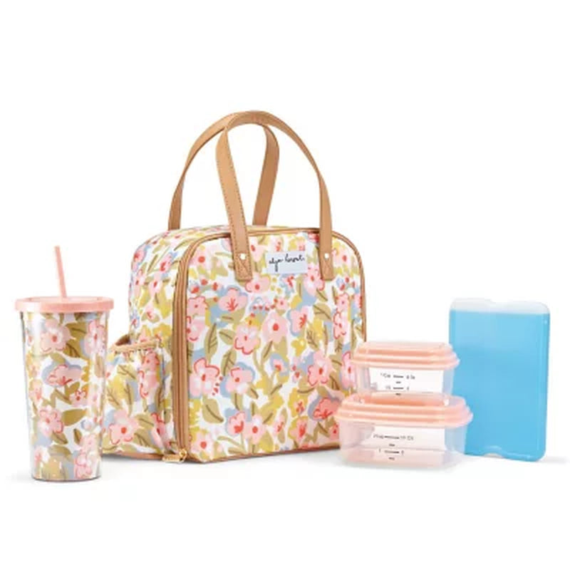 Fit & Fresh Artist Collection 5-Piece Deluxe Lunch Box, Choose Color