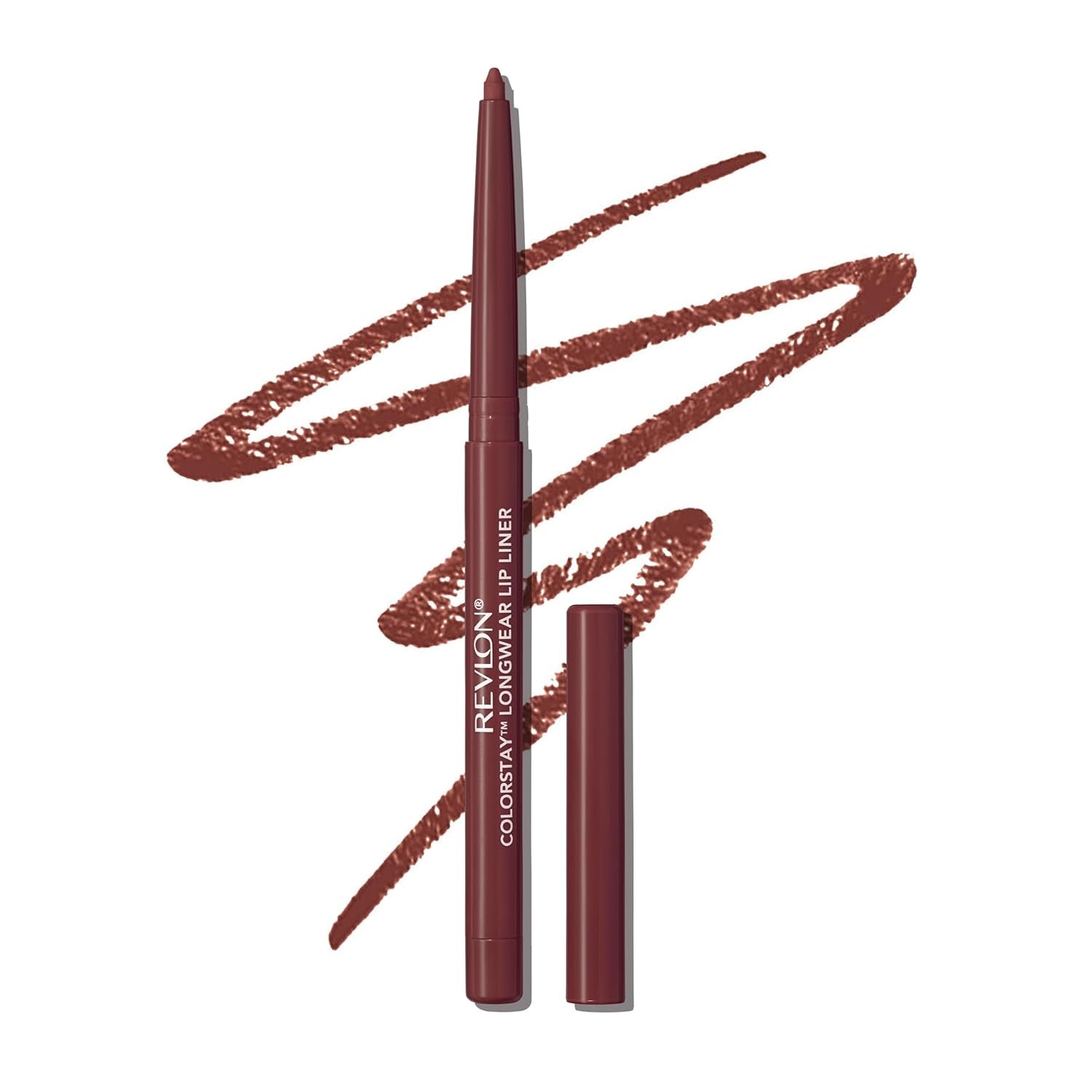Colorstay Lip Liner Makeup with Built-In-Sharpener, Longwear Rich Colors, Smooth Application, 645 Chocolate, 0.01 Oz