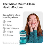 Cool Mint Antiseptic Mouthwash, Daily Oral Rinse Kills 99% of Germs That Cause Bad Breath, Plaque and Gingivitis for a Fresher, Cleaner Mouth, Cool Mint Flavor, 250 Ml/ 8.5 Fl. Oz.