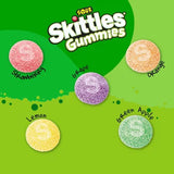 Skittles Gummies Sour Gummy Candy, Share Size, 15 Pk.