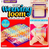 Easy Steps Weaving Loom for Kids, Includes 165 Loom Loops & 1 Weaving Loom with Loom Hook, Makes 4 Projects, Hook & Loop Potholder Kit, DIY Weaving Kit, Potholder Loom Kit, Kids Crafts