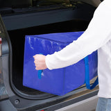 6 Pack Extra Large Moving Bags with Zippers & Carrying Handles, Heavy-Duty Storage Tote Moving Boxes for Space Saving