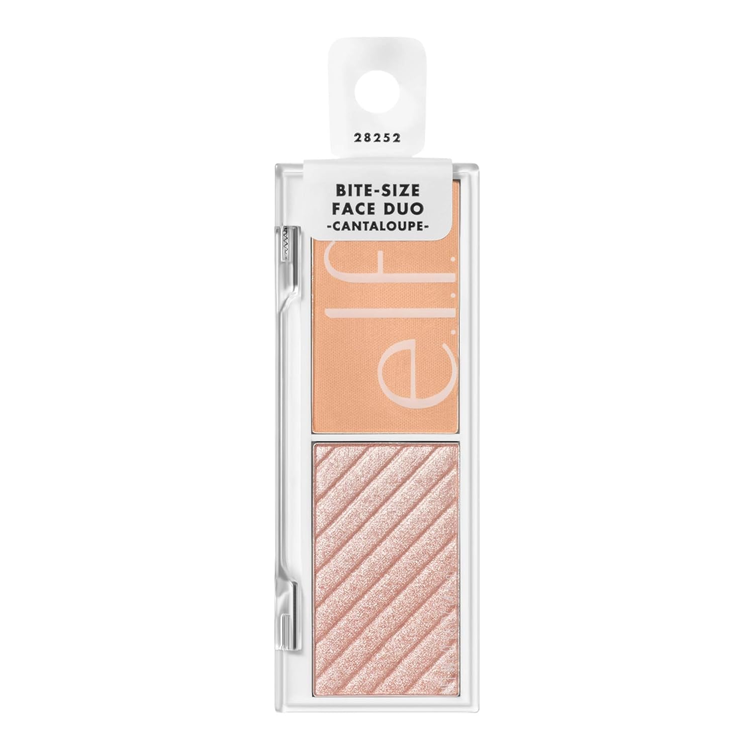 Cosmetics Bite-Size Face Duo, Highlighter, Bronzer & Blush Palette, Highly Pigmented, Cantaloupe, 0.049 Oz (1.4G), 0.049 Ounces