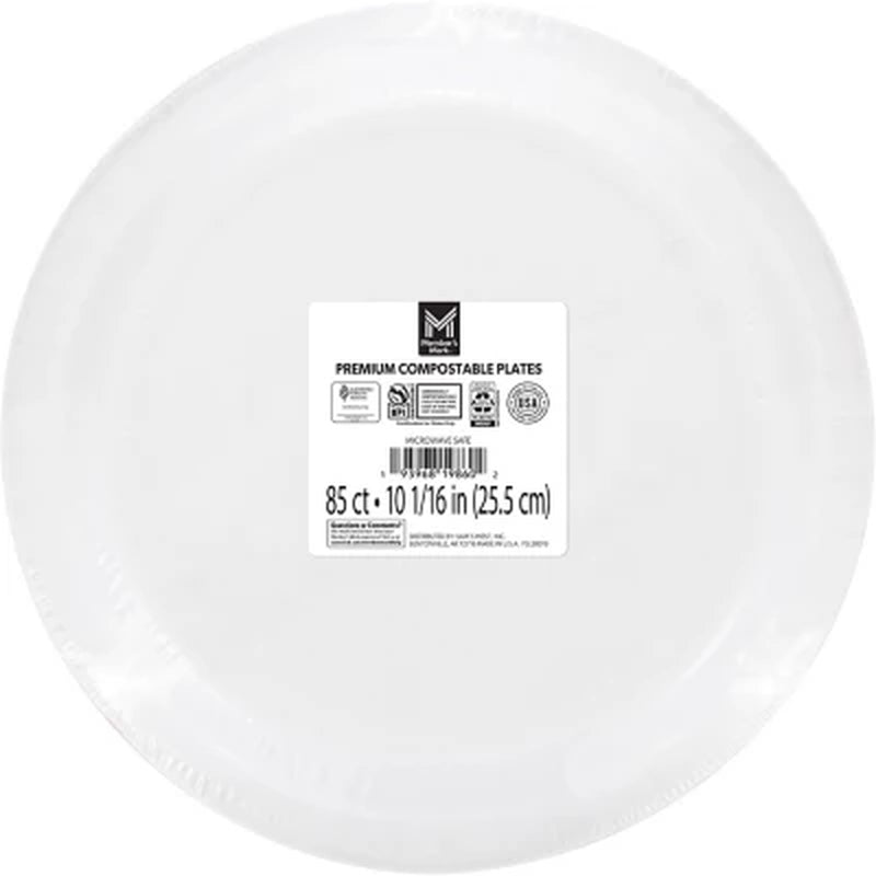 Member'S Mark French Floral Paper Plates, 10", 85 Ct.
