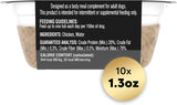 Simply Crafted Adult Wet Dog Food Meal Topper, Chicken, 1.3 Oz. (10 Count, Pack of 1)