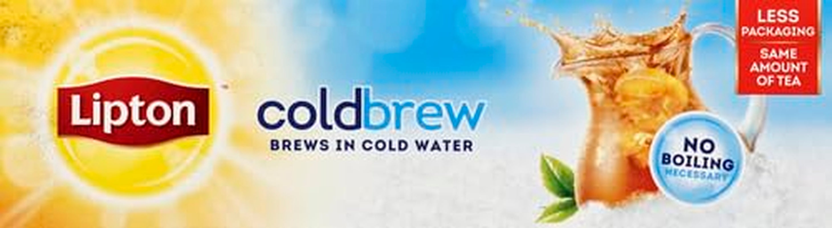 Cold Brew Iced Tea Bags, Family Size Zero Calories, Easy-To-Make with No Boiling Needed, 22 Total Tea Bags