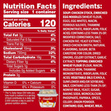 Double Noodle Soup with Original Goldfish Crackers, 7.35 Oz Microwavable Bowl
