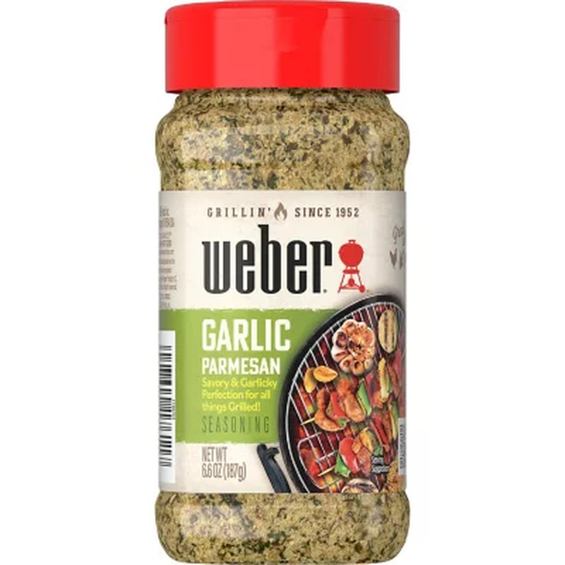 Weber Garlic Parmesan Seasoning, 6.6 Oz.
