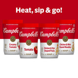 Sipping Soup, Chicken & Mini round Noodle Soup, 10.75 Oz Microwavable Cup