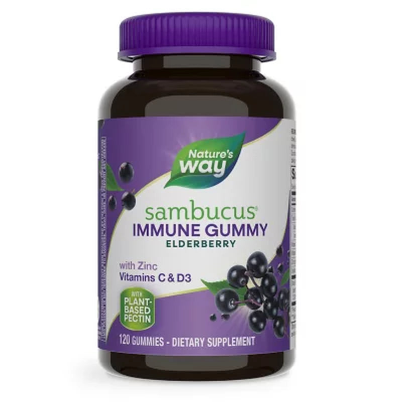 Nature’S Way Sambucus Elderberry Gummies, 120 Ct.