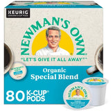 Newman'S Own Organics Medium Roast K-Cup, Special Blend, 80 Ct.