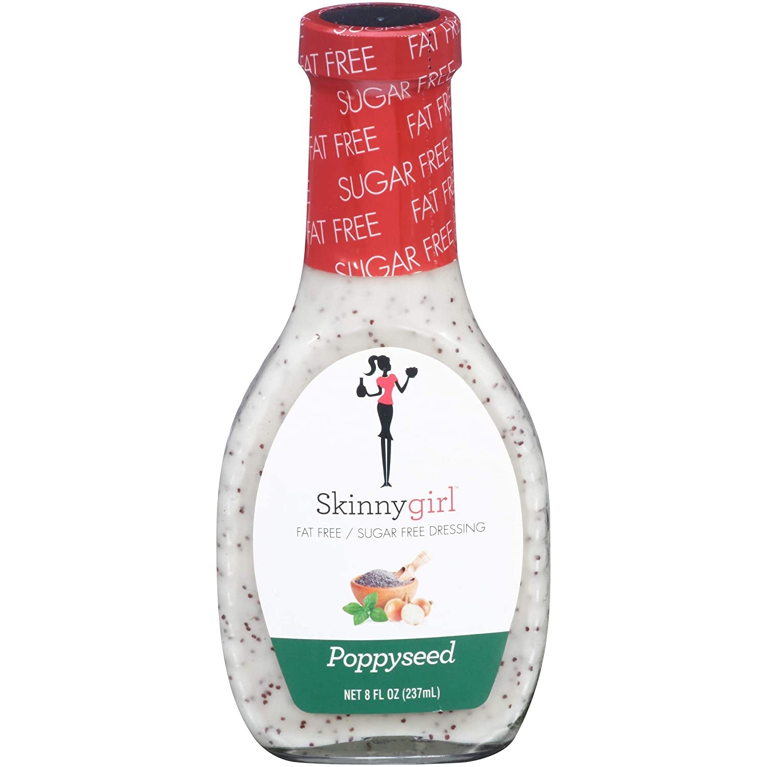 Sugar Free Gluten Free Salad Dressing, Poppyseed, 8 Ounce