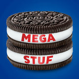 Mega Stuf Chocolate Sandwich Cookies, Party Size, 1 Lb 9.35 Oz