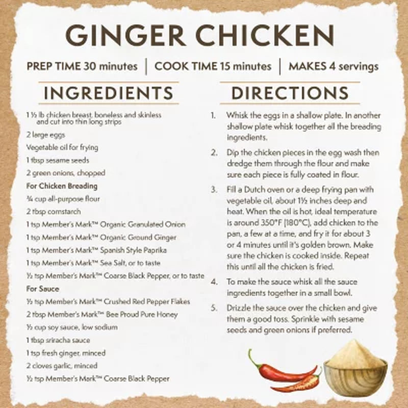 Member'S Mark Organic Ground Ginger, 7 Oz.