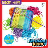 Easy Steps Weaving Loom for Kids, Includes 165 Loom Loops & 1 Weaving Loom with Loom Hook, Makes 4 Projects, Hook & Loop Potholder Kit, DIY Weaving Kit, Potholder Loom Kit, Kids Crafts
