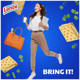 Sandwich Crackers, Captain'S Wafers Cream Cheese and Chives, 10 Packs, 6 Sandwiches Each