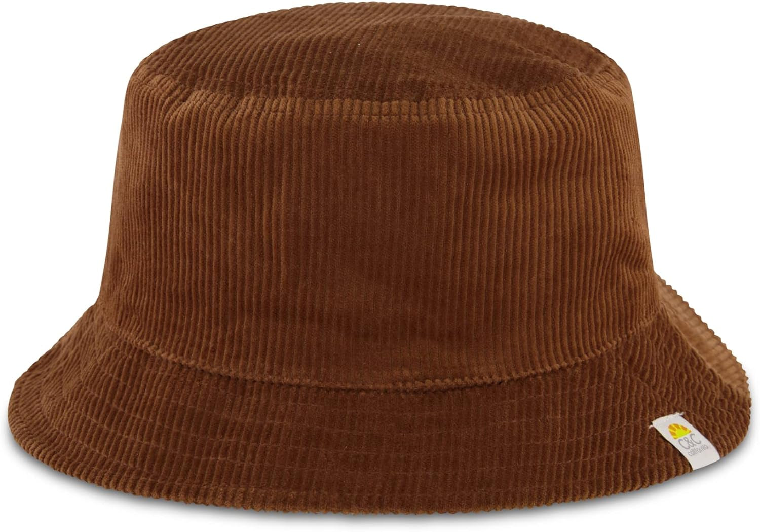 Women'S Bucket hat , Reversible Corduroy and Plaid Packable Travel, Wide Brim Summer Hat