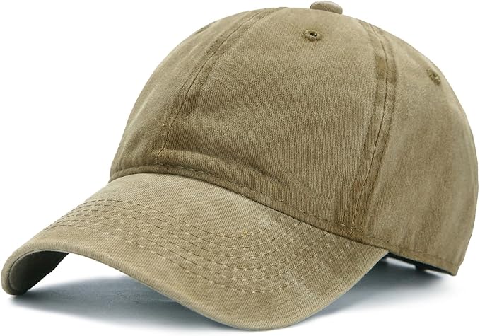 Men Women Baseball Cap-Low Profile Adjustable Washed Cotton Golf Dad Hat