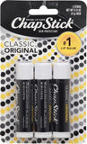 Classic Original Lip Balm Tubes, Lip Care - 0.15 Oz (Pack of 3)