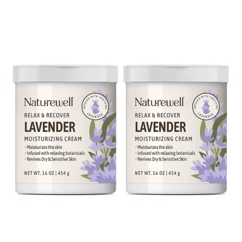 Naturewell Lavender Moisturizing Cream, 16 Oz., 2 Pk.