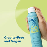 Kids Mineral Sunscreen Spray SPF 50+, Brand, Broad-Spectrum UVA/UVB Protection, Water-Resistant, Zinc Oxide Formula, 5 Fl Oz