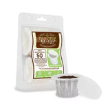 Perfect Pod Ez-Cup 2.0 Filters Disposable 100% Biodegradable Single Serve Paper Coffee Filters, 200 Ct