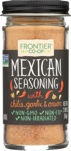 Frontier Seasoning Blends Salt-Free Mexican Seasoning, 2-Ounce Bottle
