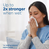 Ultra Soft Facial Tissues, 1 Family Size Box, 124 Facial Tissues per Box