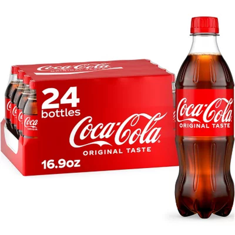 Coca-Cola Soda Soft Drink, 16.9 Fl. Oz., 24 Pk.
