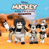 Disney Mickey and Friends Cowboy Mickey Mouse - 3.75" Disney Action Figure with Accessory Vintage Disney Collectibles and Retro Toys
