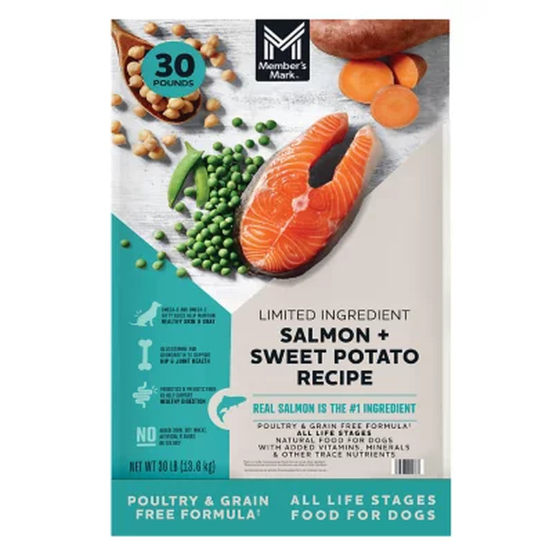 Member'S Mark Grain Free Salmon and Sweet Potato Dry Dog Food, 30 Lbs.