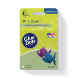 , Mini Dots, Double-Sided, 3/16", 300 Dots, DIY Craft Glue Tape, Sticky Adhesive Glue Points, Liquid Hot Glue Alternative, Clear