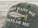 Embroidered Baseball Fishing Hats for Men Women