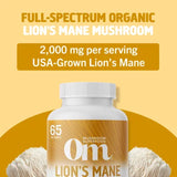 Om Mushroom Superfood Lion'S Mane Capsules, 195 Ct.
