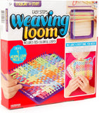 Easy Steps Weaving Loom for Kids, Includes 165 Loom Loops & 1 Weaving Loom with Loom Hook, Makes 4 Projects, Hook & Loop Potholder Kit, DIY Weaving Kit, Potholder Loom Kit, Kids Crafts