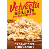 Skillets Creamy Beef Stroganoff One Pan Dinner Kit with Cheese Sauce (Pasta & Seasonings, 11.6 Oz Box)