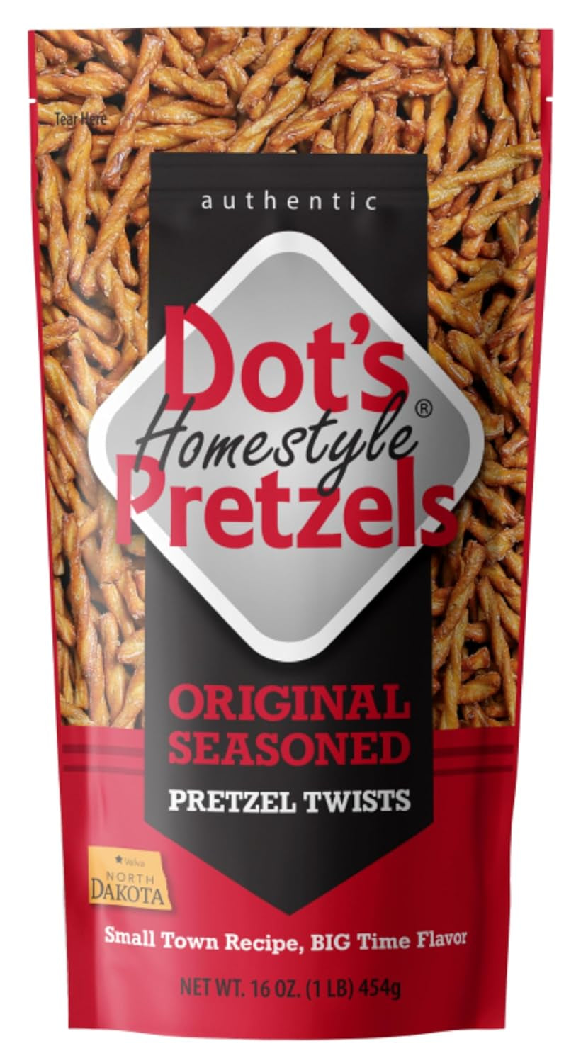 Dot'S Pretzels Original Seasoned Pretzel Twist Snack, 16Oz Grocery Sized Bag
