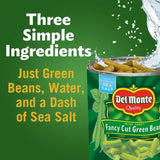 Del Monte Fancy Cut Green Beans, 101 Oz.