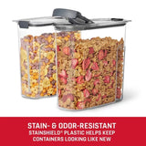Rubbermaid Brilliance 18-Cup Cereal Pantry Storage, 2 Pack