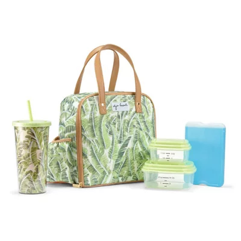 Fit & Fresh Artist Collection 5-Piece Deluxe Lunch Box, Choose Color