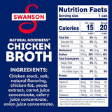 Swanson Natural Goodness 33% Less Sodium Chicken Broth, 14.5 Oz Can