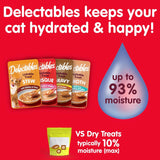 Delectables Bisque Lickable Wet Cat Treats - Tuna & Chicken, 1.4 Oz (Pack of 12)