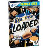 S'Mores Loaded Cereal, Crispy Cereal with Naturally and Artificially Flavored Chocolate Creme Filling, Made with Whole Grain, Family Size, 18.1 Oz