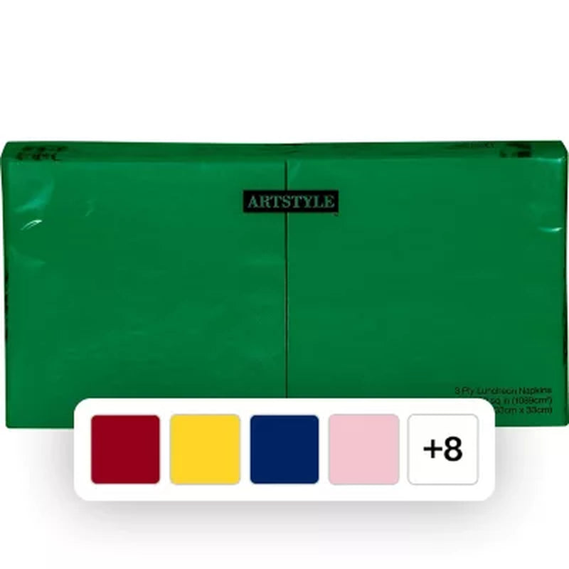Artstyle 3-Ply Lunch Napkins, 6.5", 200 Ct., Choose Color