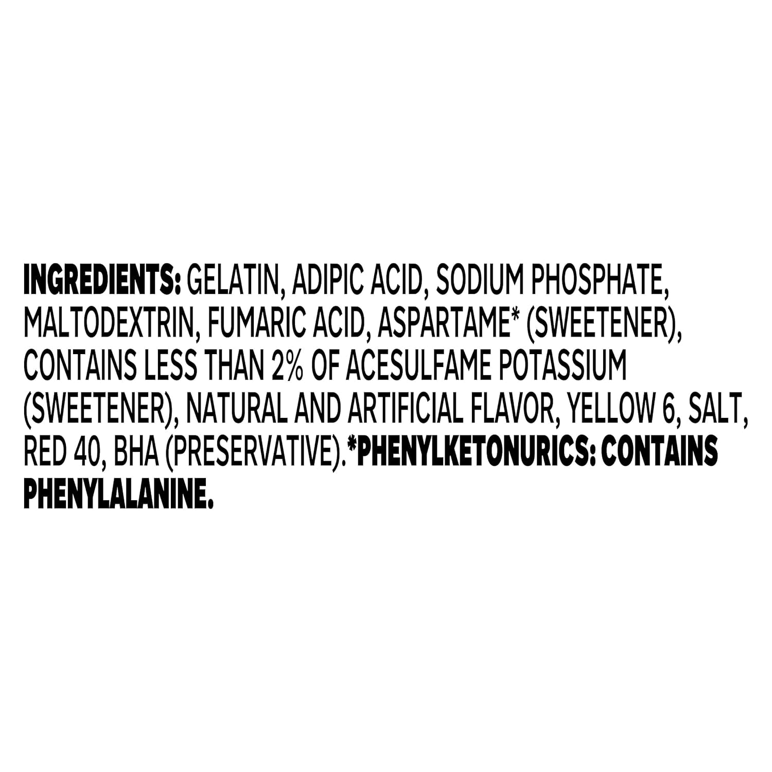 Orange Sugar Free Gelatin Dessert Mix (0.6 Oz Box)