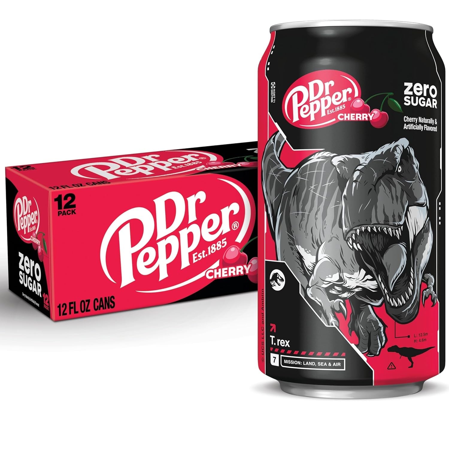 ZERO SUGAR - CHERRY, 12 OZ, 12 PK