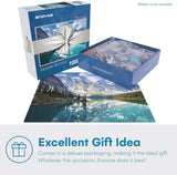 Puzzles for Adults 1000 Pieces - Featuring Moraine Lake Alberta - Challenging and Educational Masterpieces Puzzle for Kids - Large, 27X 20 Inches - Jigsaw Puzzles 1000 Pieces for Adults