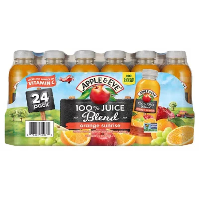 Apple & Eve 100% Juice Orange Sunrise Blend 10 Fl. Oz., 24 Pk.
