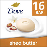 Dove Bar Soap, Shea Butter & Vanilla, 3.75 Oz., 16 Ct.